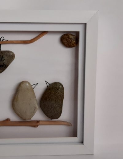 Slika s kamenčki, po naročilu